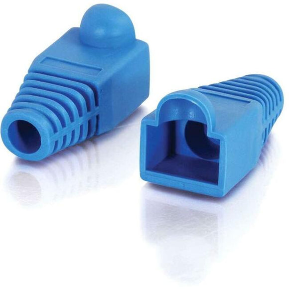 C2G RJ45 Snagless Boot Cover (6.0mm OD) - Blue - 50pk