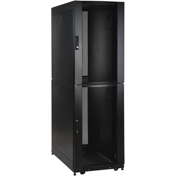 Tripp Lite 48U Rack Enclosure Server Cabinet Co-Location w/ Doors & Sides