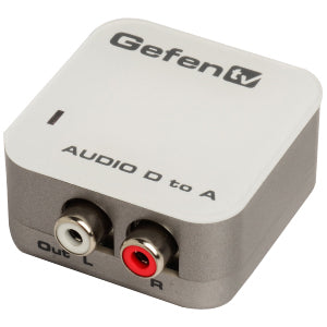 Gefen Inc Gefentv Digital Audio To Analog Adapter Package Includes: Unit; (1) Cab-tlink-3m