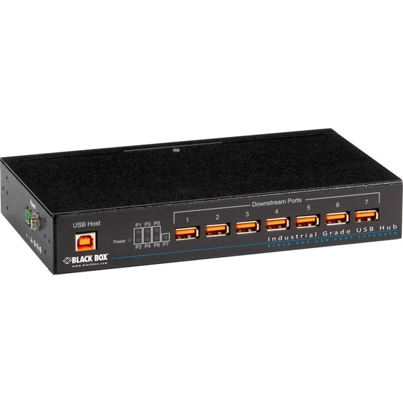 Black Box Industrial USB 2.0 Hub - 7-Port