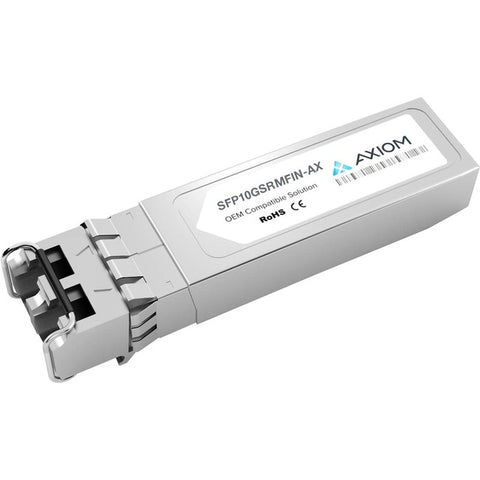 Axiom 10GBASE-SR/1000BASE-SX Dual Rate SFP+ Transceiver - SFP10GSRMFIN-AX