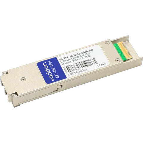 AddOn Juniper Networks EX-XFP-10GE-ZR-1510 Compatible TAA Compliant 10GBase-CWDM XFP Transceiver (SMF, 1510nm, 80km, LC, DOM)