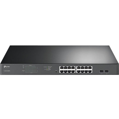 TP-Link TL-SG1218MPE - JetStream 16-Port Gigabit Easy Smart PoE/PoE+ Switch - Limited Lifetime Protection