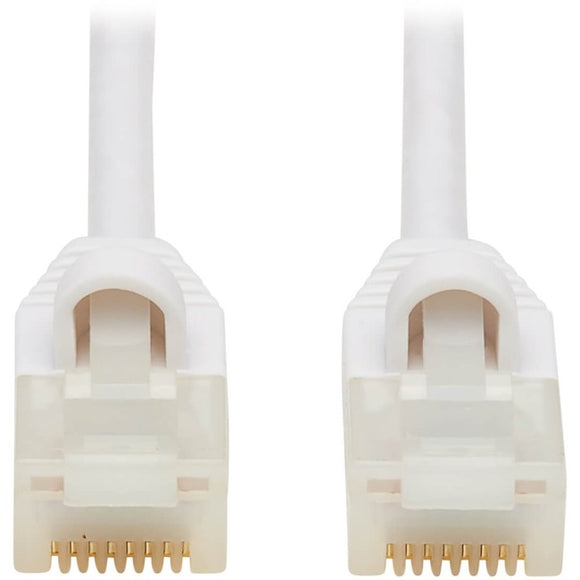 Tripp Lite Safe-IT Cat6a Ethernet Cable Antibacterial Snagless Slim M/M 1ft