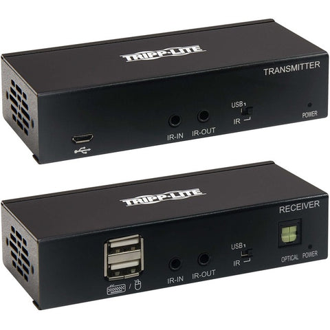 Tripp Lite DisplayPort Over Cat6 Extender Kit KVM Support USB 4K PoC TAA