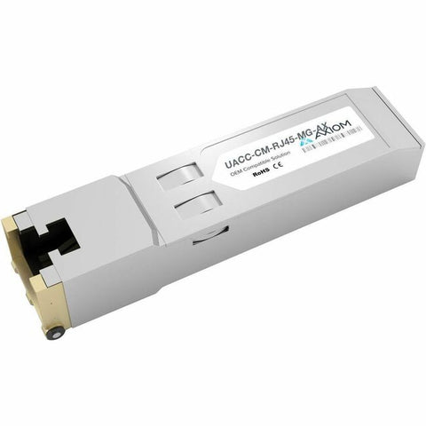 Axiom 10GBase-T SFP+ Transceiver for Ubiquiti - UACC-CM-RJ45-MG